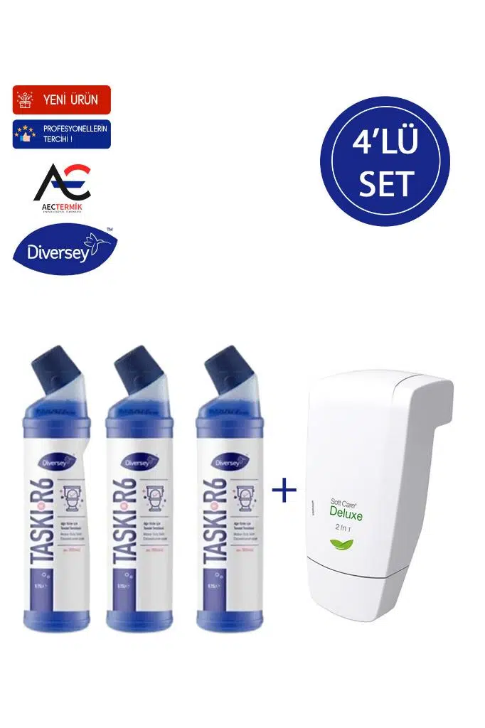 3 Adet Tuvalet Temizleyici + 1 Adet Şampuan 4'lü Set