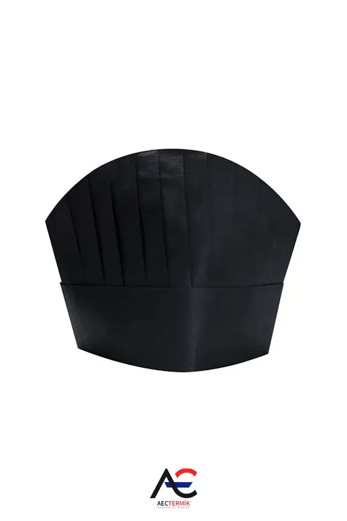 Aşçı Kepi Siyah
