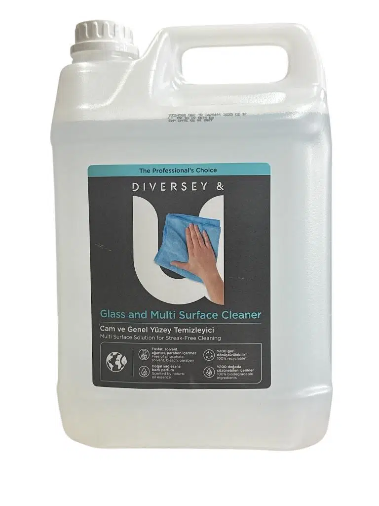 Cam ve Genel Yüzey Temizleyicisi 5 Litre / Glass and Multi Surface Cleaner
