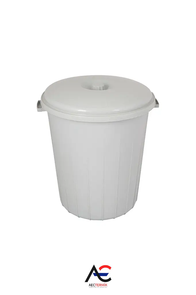 Çöp Kovası Battal Boy Kapaklı - 50 lt
