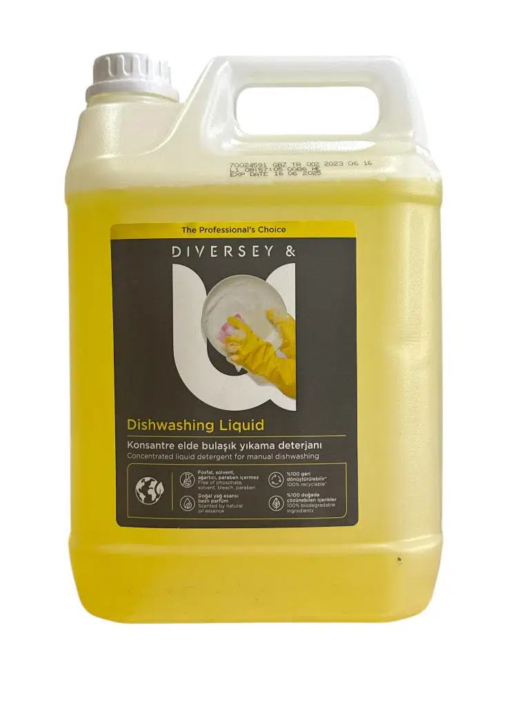 Elde Bulaşık Yıkama Deterjanı 5 Litre / Dishwashing Liquid