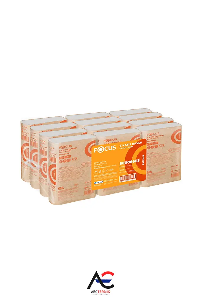 Focus Essence Z Katlı Havlu / 150 Yaprak - 12 Adet