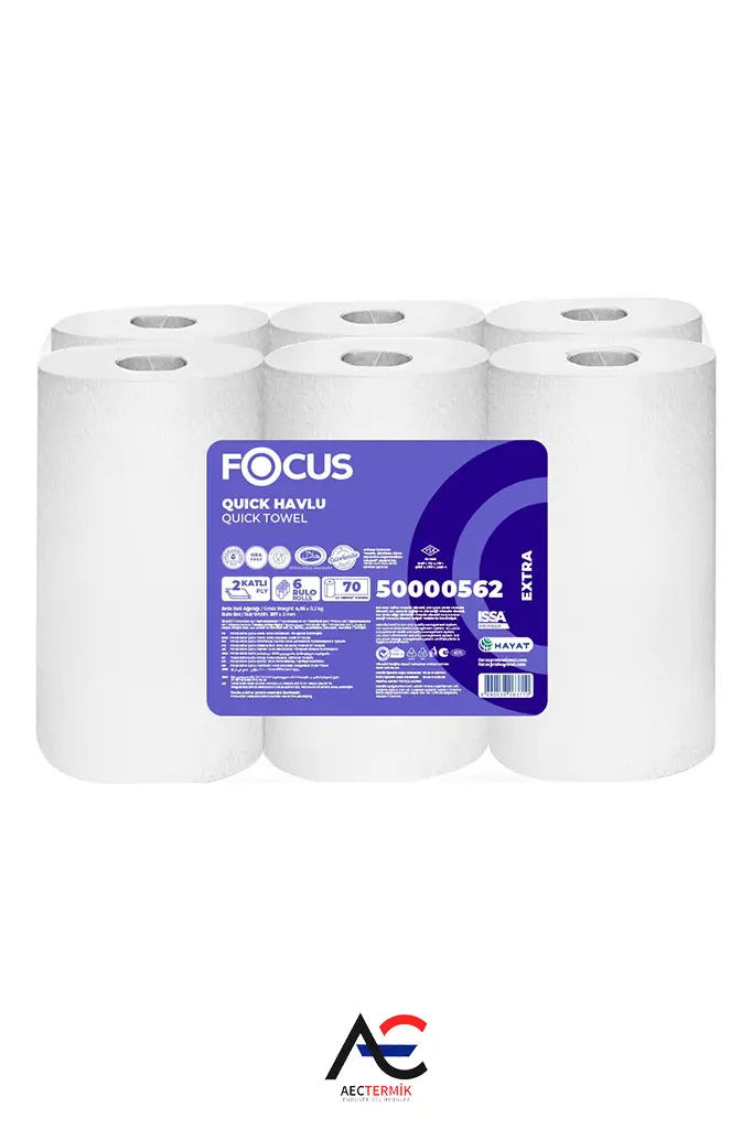 Focus Extra Quick / Sensörlü Havlu / 6 Rulo