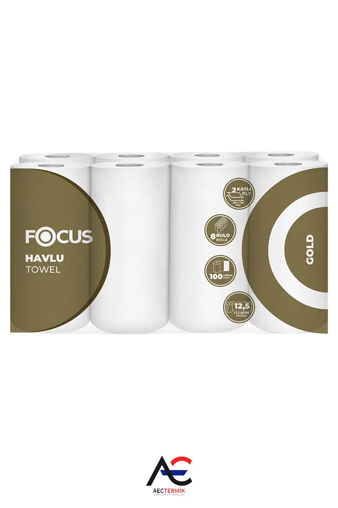 Focus Gold Havlu / 8 Rulo