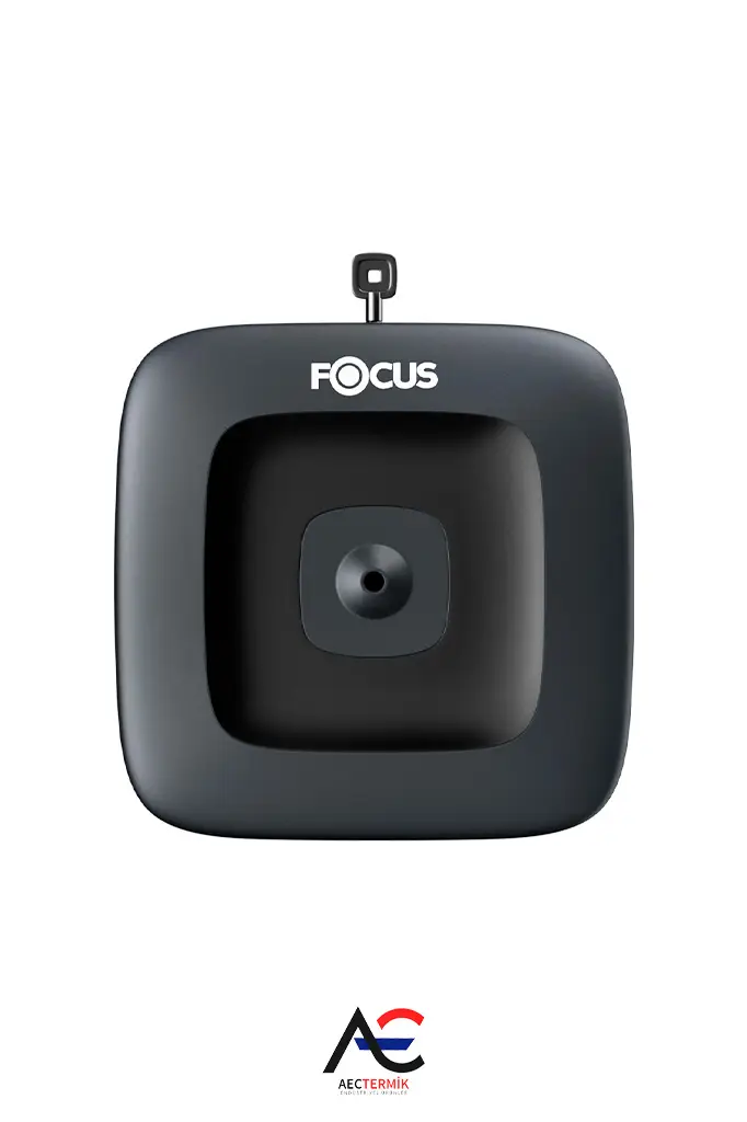 Focus İçten Çekmeli Tuvalet Kağıdı Dispenseri - Siyah