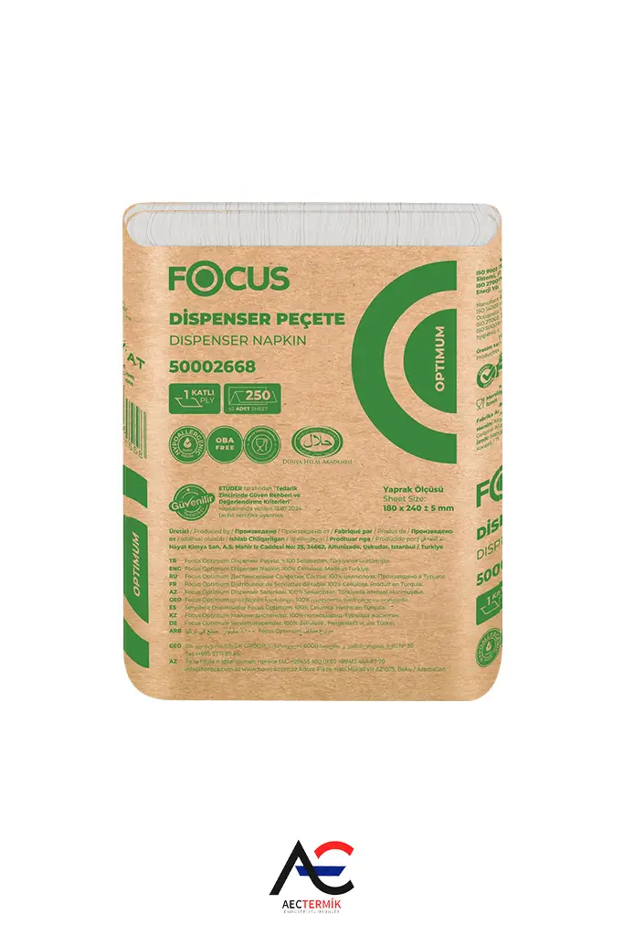 Focus Optimum Dispenser Peçete / 250 Yaprak