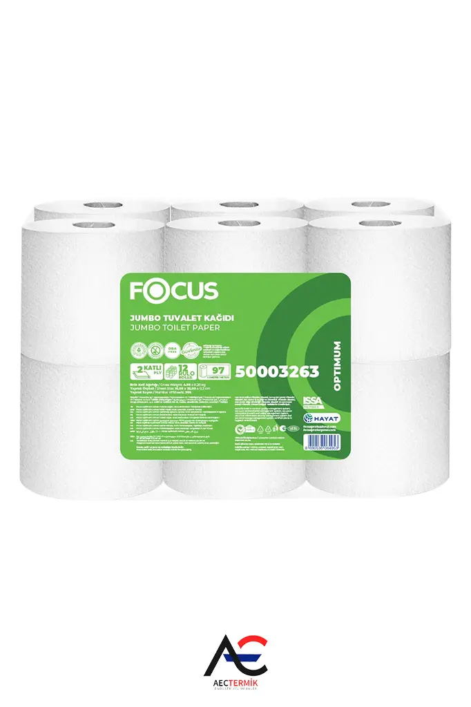 Focus Optimum Jumbo Tuvalet Kağıdı / 12 Rulo