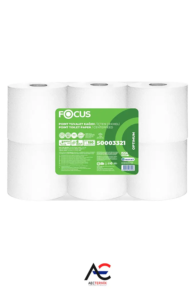 Focus Optimum Point / İçten Çekmeli Tuvalet Kağıdı / 6 Rulo