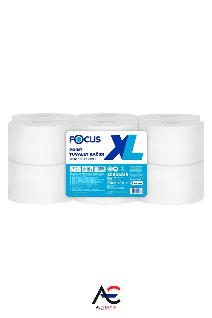 Focus XL Point / İçten Çekmeli Tuvalet Kağıdı / 12 Rulo