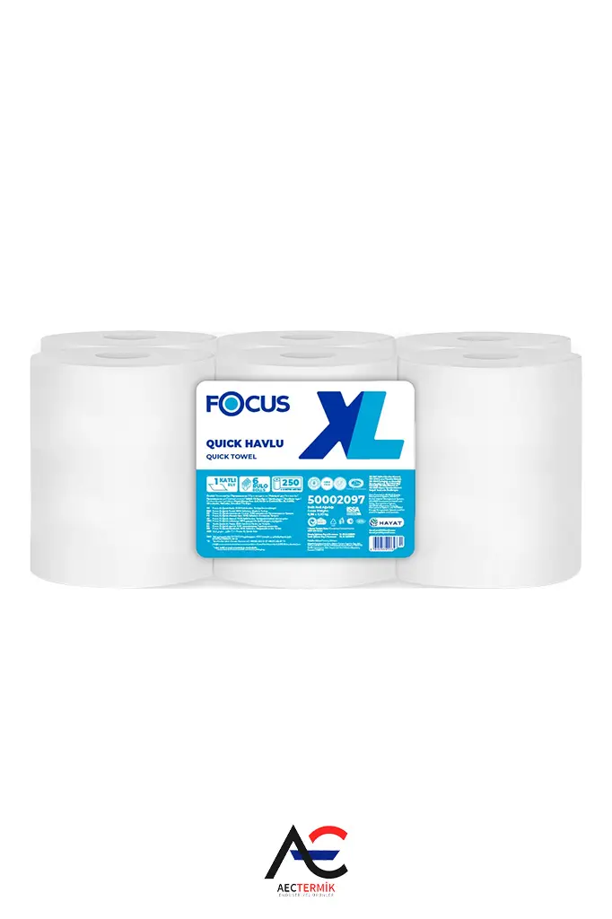 Focus XL Quick / Sensörlü Havlu / 6 Rulo