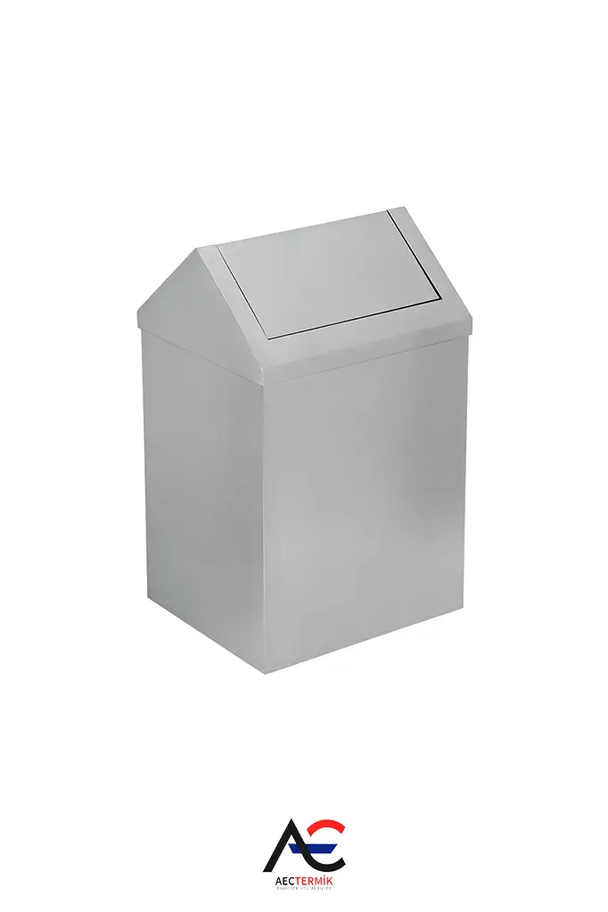 Krom Klikli Çöp Kovası - 54 lt