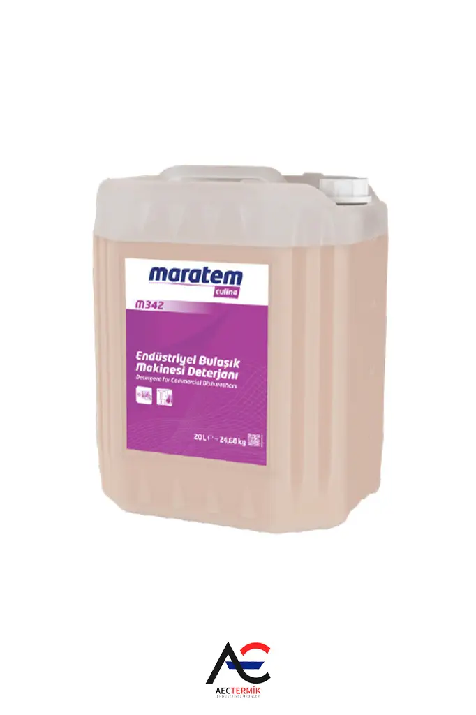 Maratem Culina M342 Endüstriyel Bulaşık Makinesi Deterjanı - 20 lt
