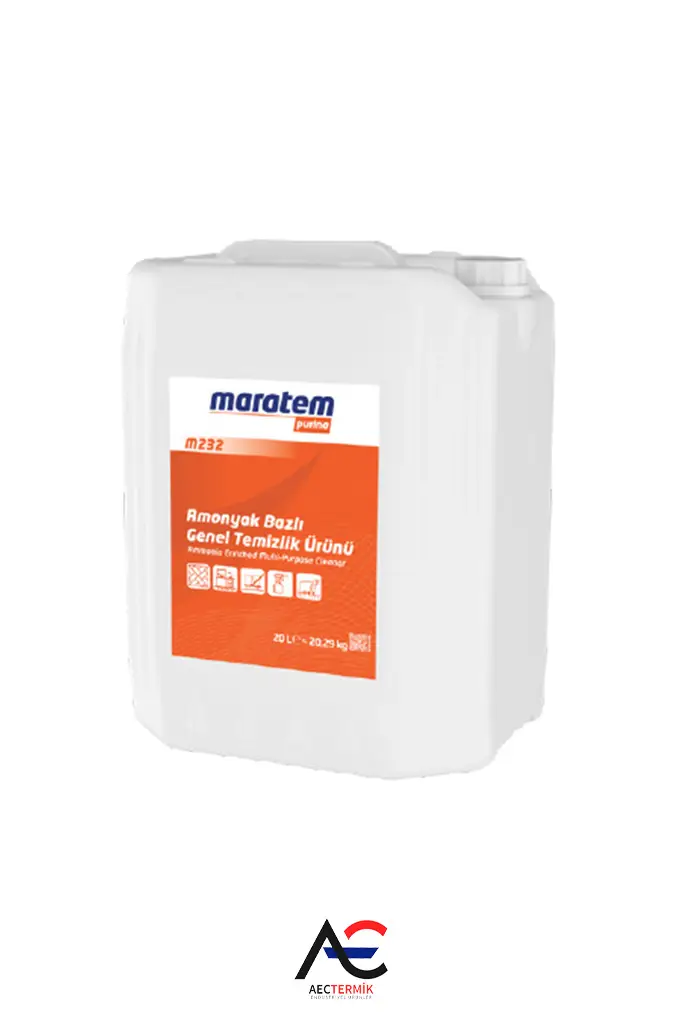 Maratem Purina M232 Amonyak Bazlı Genel Temizlik Ürünü - 20 lt