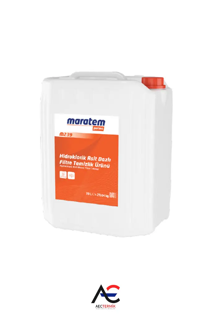 Maratem Purina M239 Hidroklorik Asit Bazlı Filtre Temizlik Ürünü - 20 lt
