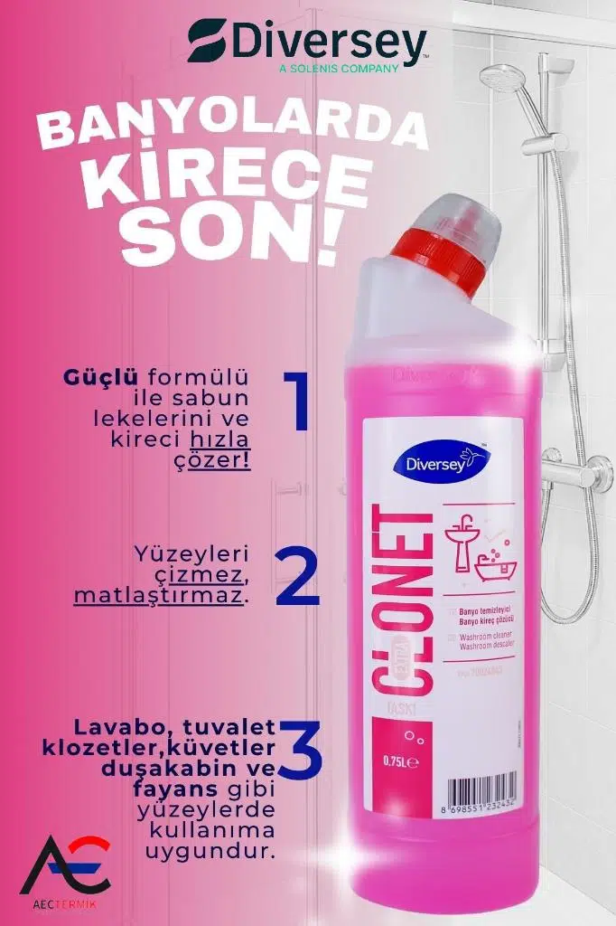 Taski Clonet Extra W41 Banyo Temizleyici-kireç Sökücü