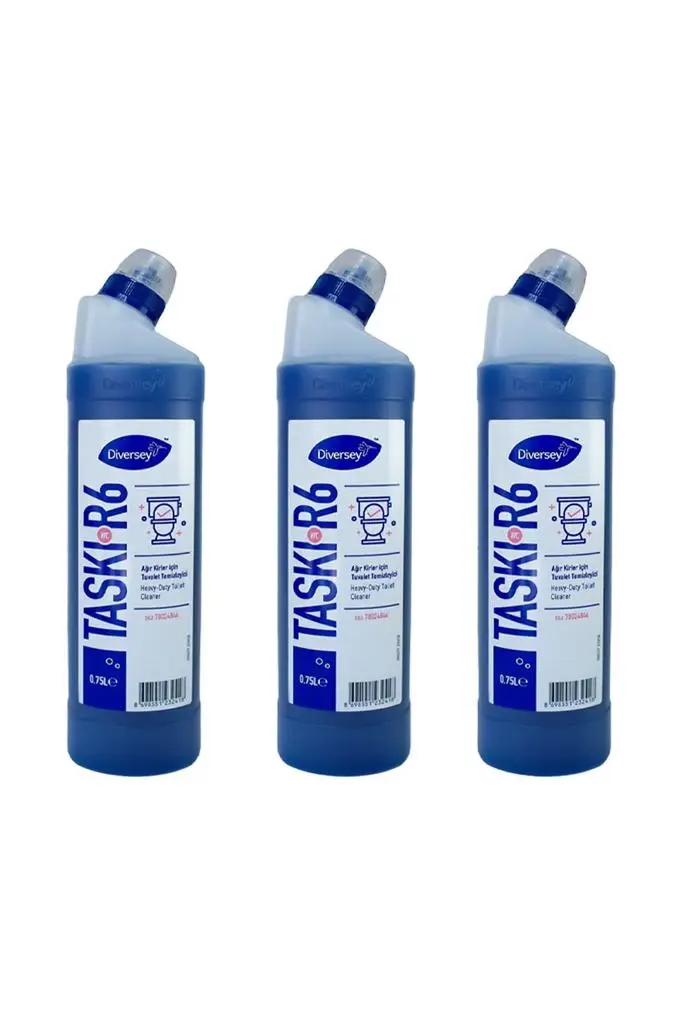 Taski Room Care R6 Ağır Kirler Için Klozet Temizlik Ürünü 750ml-3 Adet