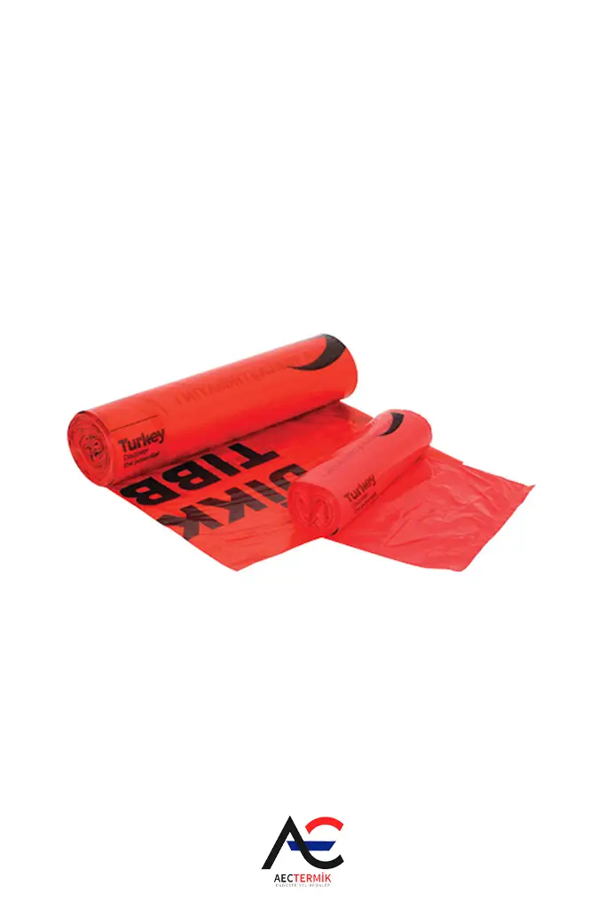 Tıbbi Atık Çöp Torbası - 65x80 450 gr